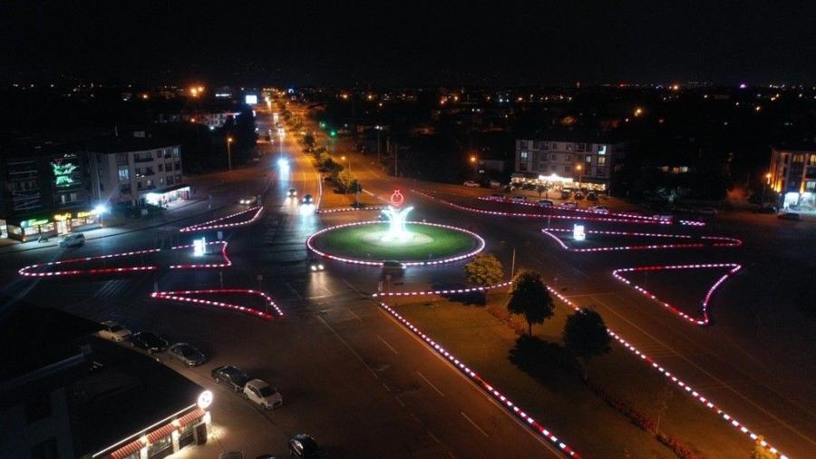 Düzcede Kavşaklara Yeni̇ Düzenleme