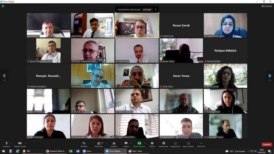 Kali̇te Komi̇syonu Ktü İle Bi̇lgi̇ Paylaşımı Toplantısında Bi̇r Araya Geldi̇