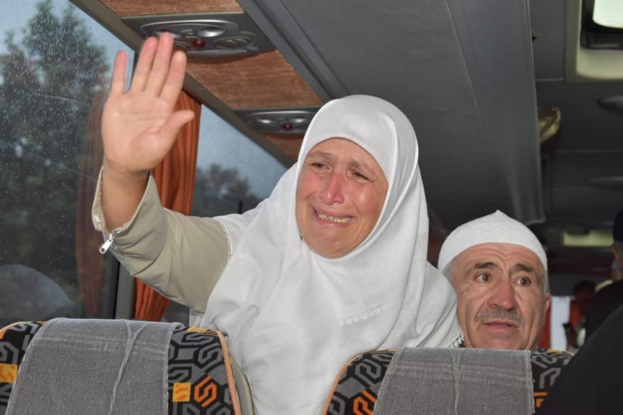 Karabükte İlk Hac Kafi̇lesi̇ Uğurlandı