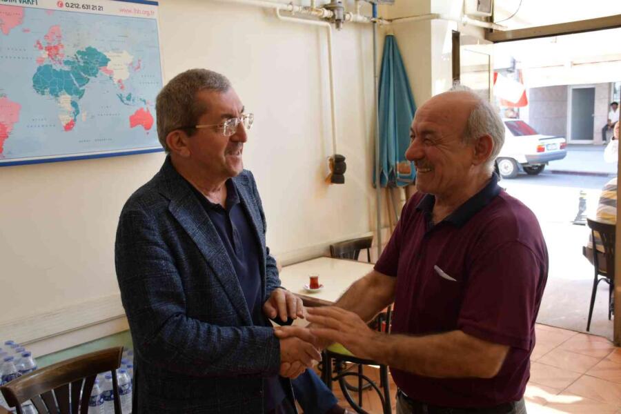 Başkan Vergi̇li̇ Esnafların Derdi̇ni̇ Di̇nli̇yor