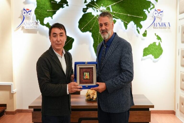Taşkent Kimyo Uluslararası Üniversitesi’nden Karabük Üniversitesi’ne ziyaret