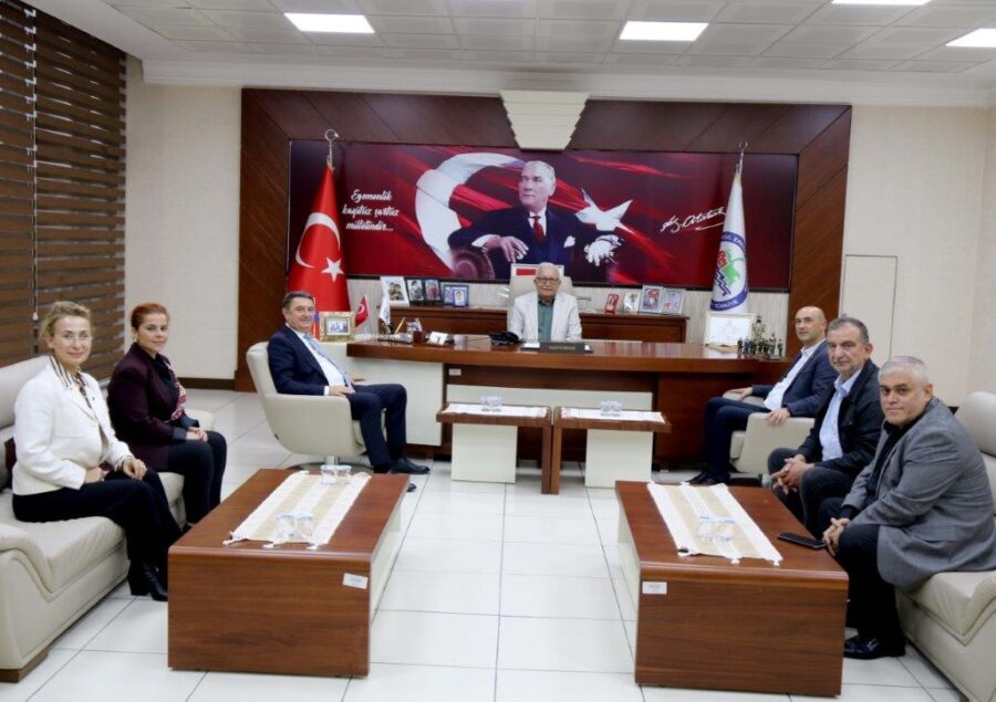 CHP’Lİ BAŞKANLAR, BAŞKAN POSBIYIK’I ZİYARET ETTİ