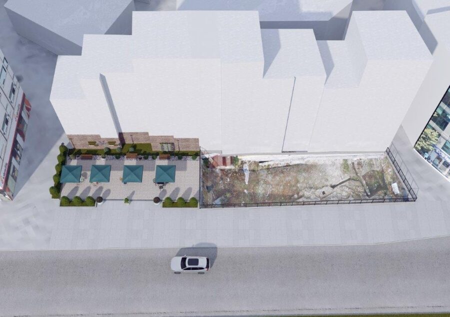 ESKİ BELEDİYE BİNASI ALANINA YENİ DÜZENLEME YAPILACAK