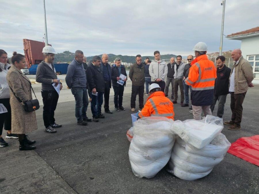 BOZHANE LİMANI’NDA DENİZ KİRLİLİĞİ TATBİKATI YAPILDI